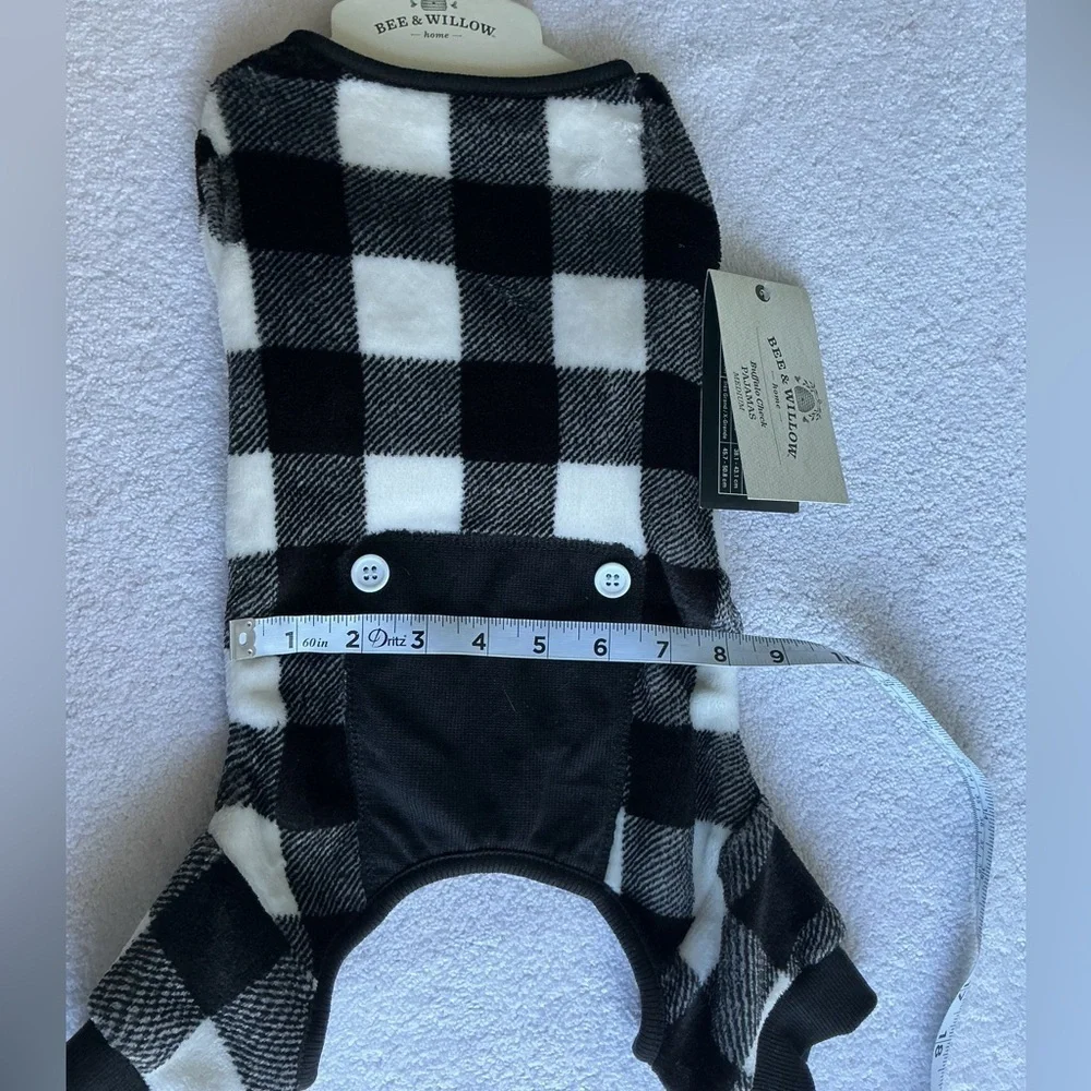Bee&Willow Buffalo Check Dog Pajamas Medium